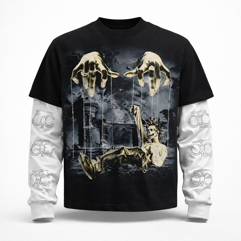 Hanging Rocker Layered T-shirt.